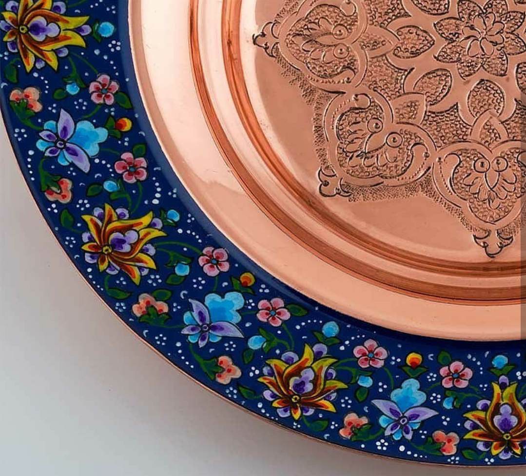 What is painting and embossing on copper? HonareIrani Crafts Company