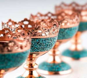 genuine turquoise dishes
